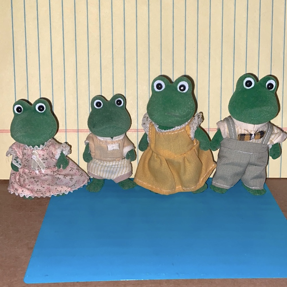 Bullrushes frog family Sylvanian families